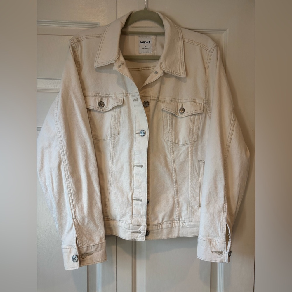 Sonoma Cream Jean Jacket